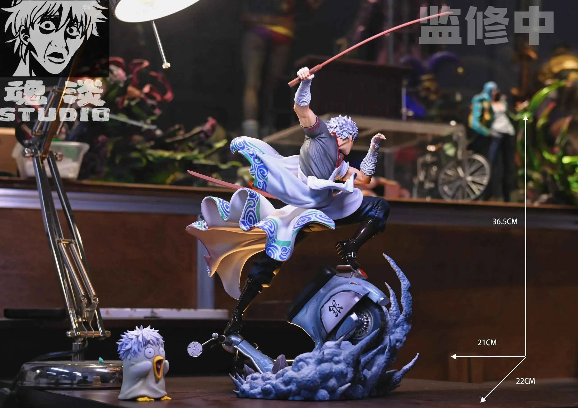 Gintama Hun Dan Studio Gintoki Sakata Ver. 2.0 Resin Statue