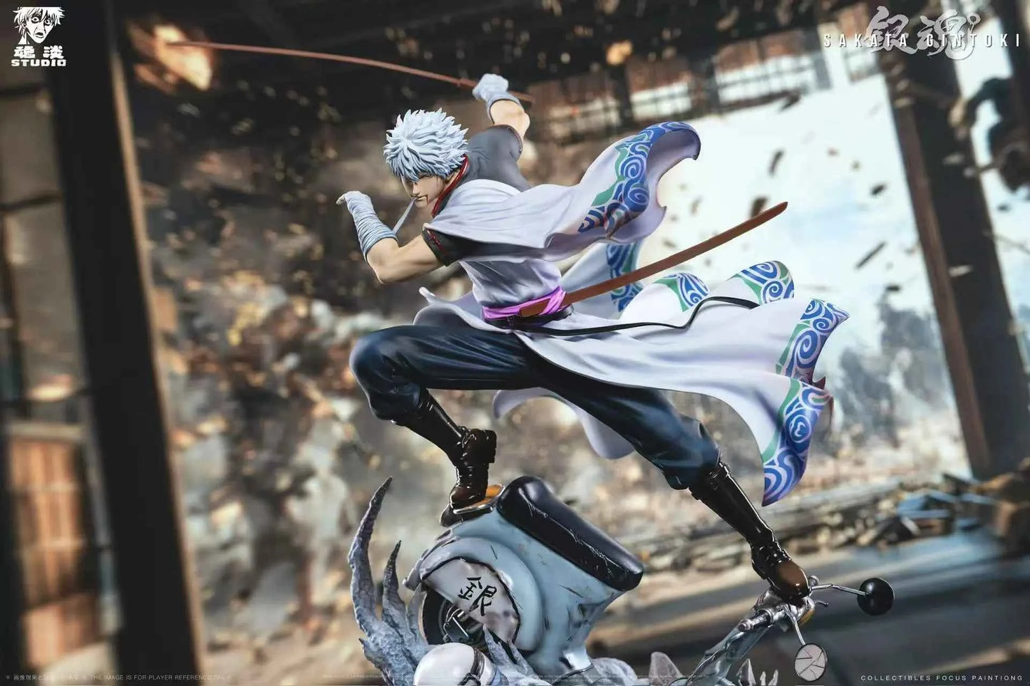 Gintama Hun Dan Studio Gintoki Sakata Ver. 2.0 Resin Statue