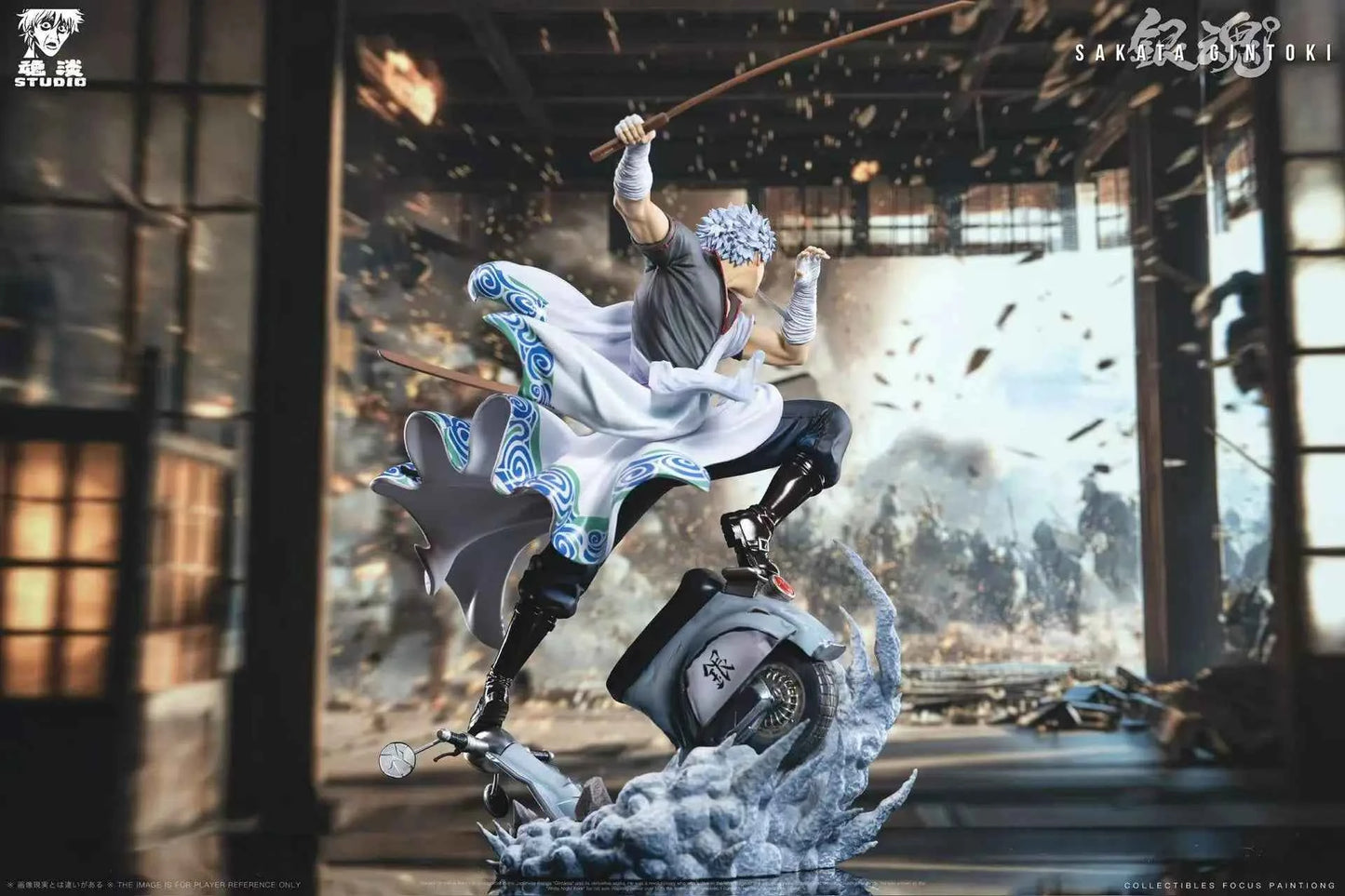 Gintama Hun Dan Studio Gintoki Sakata Ver. 2.0 Resin Statue