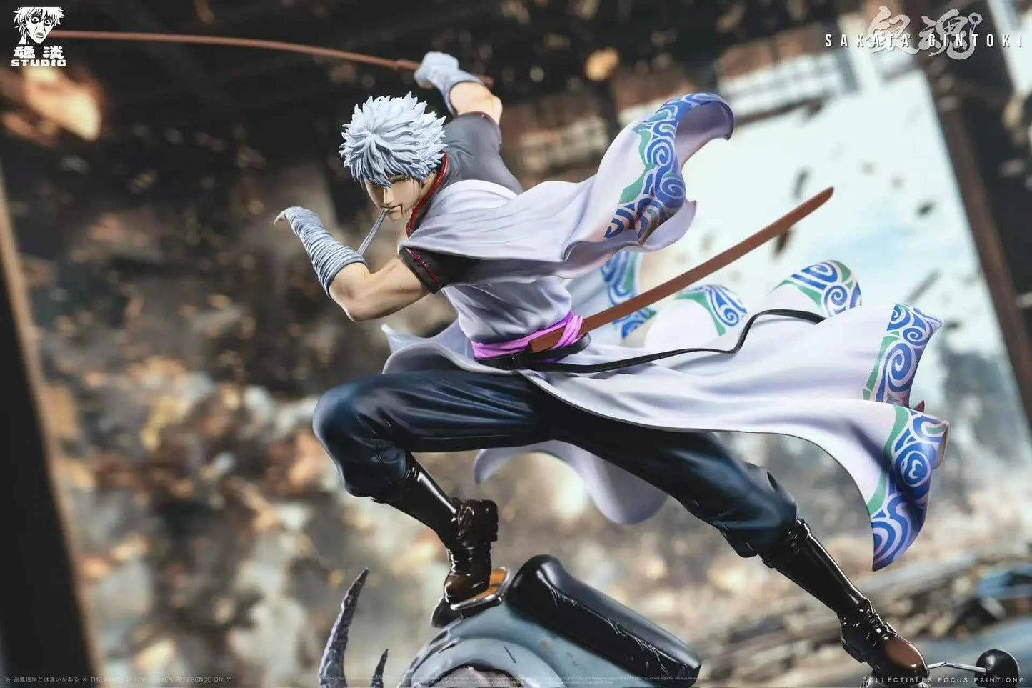 Gintama Hun Dan Studio Gintoki Sakata Ver. 2.0 Resin Statue