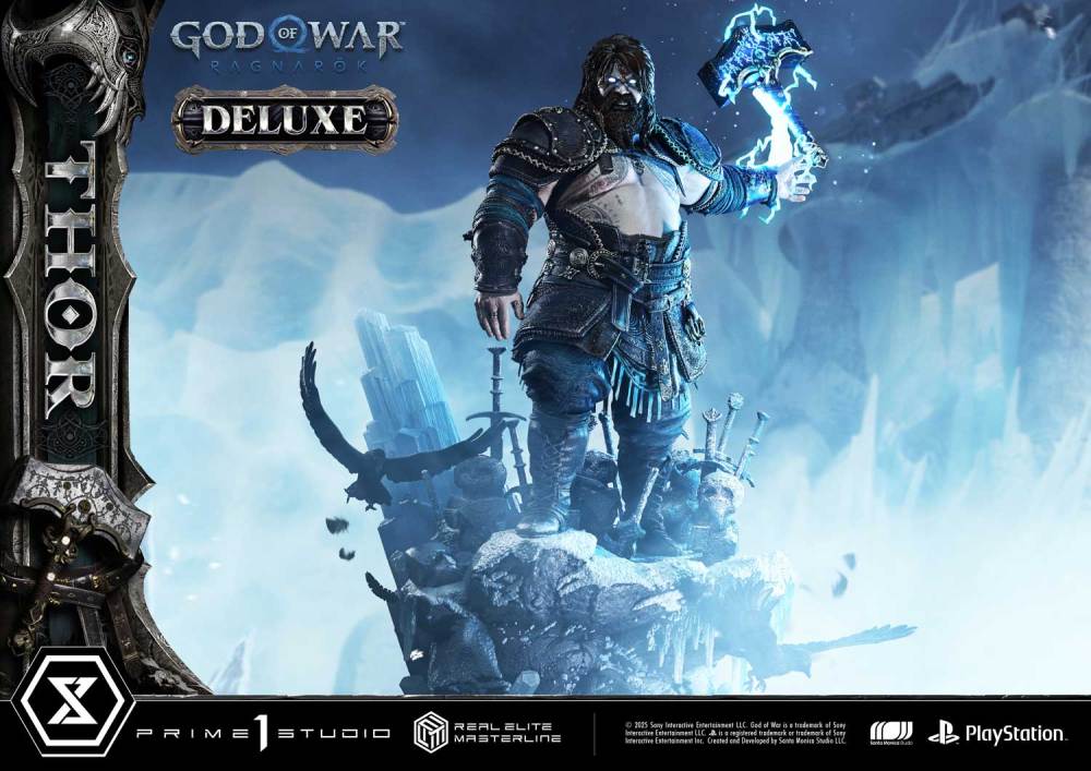 God of War: Ragnarok Prime 1 Studio Thor 1/3 REMGOW-02 REMGOW-02DX Licensed Resin Statue