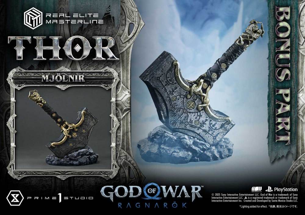 God of War: Ragnarok Prime 1 Studio Thor 1/3 REMGOW-02 REMGOW-02DX Licensed Resin Statue