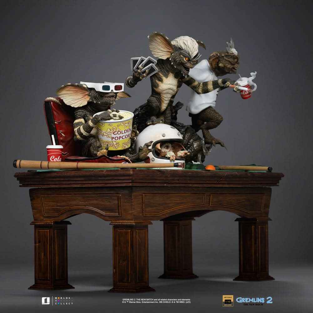 Gremlins Iron Studios Gremlins Diorama Art Scale WARNB127425-10 1/10 Licensed Resin Statue