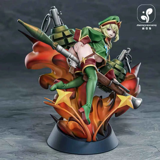 Gushing Over Magical Girls Meng Ya Xiang Studio Kiwi Araga Leoparde Resin Statue
