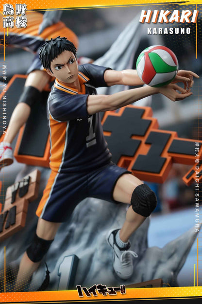Haikyu!! Hikari Studio Yu Nishinoya & Daichi Sawamura Resin Statue