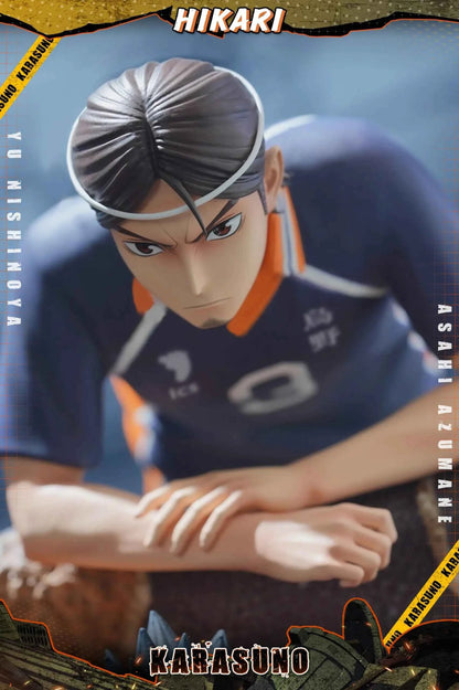Haikyu!! Hikari Studio Yu Nishinoya & Asahi Azumane Resin Statue