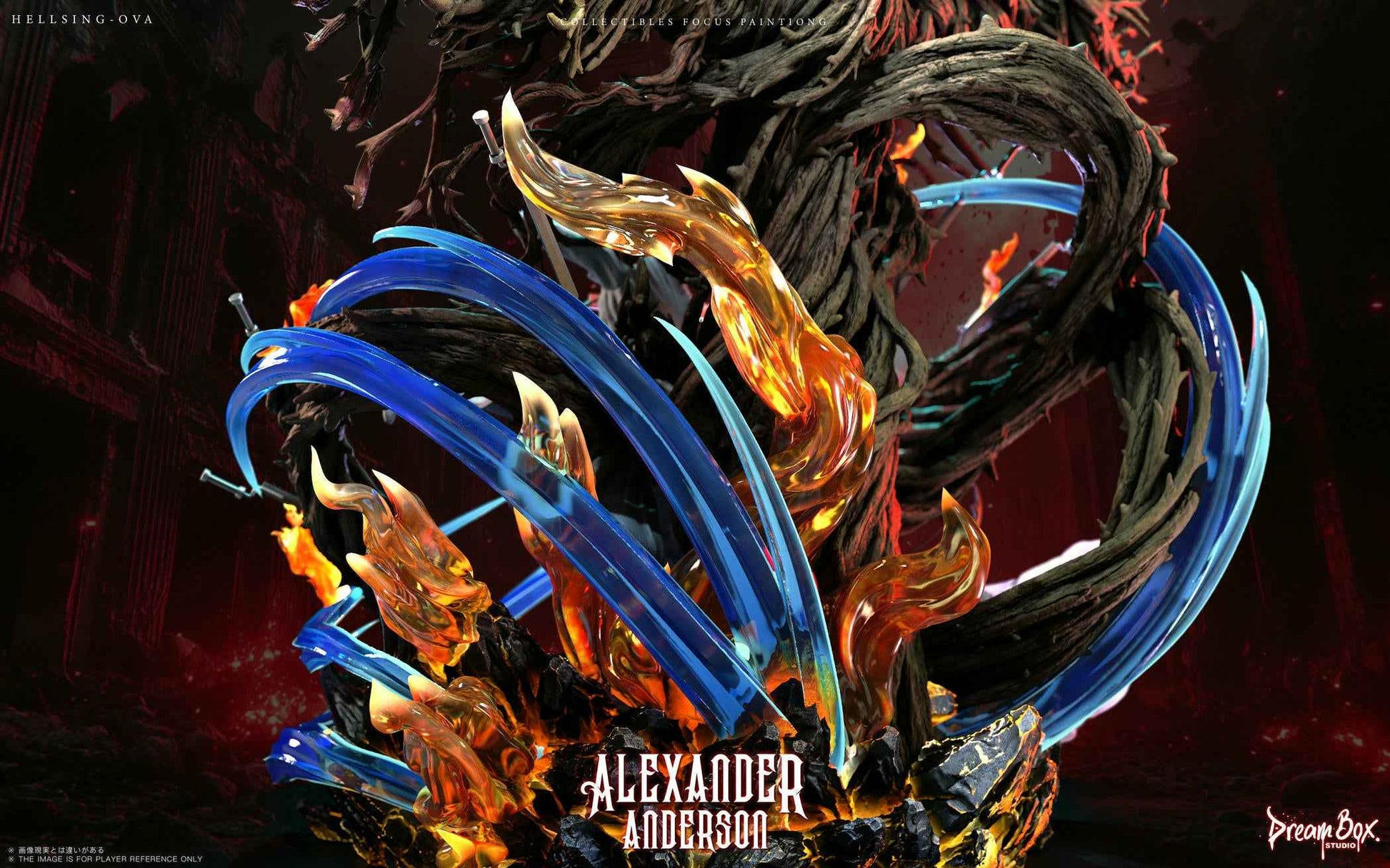 Hellsing Dream Box Studio Alexander Anderson Resin Statue