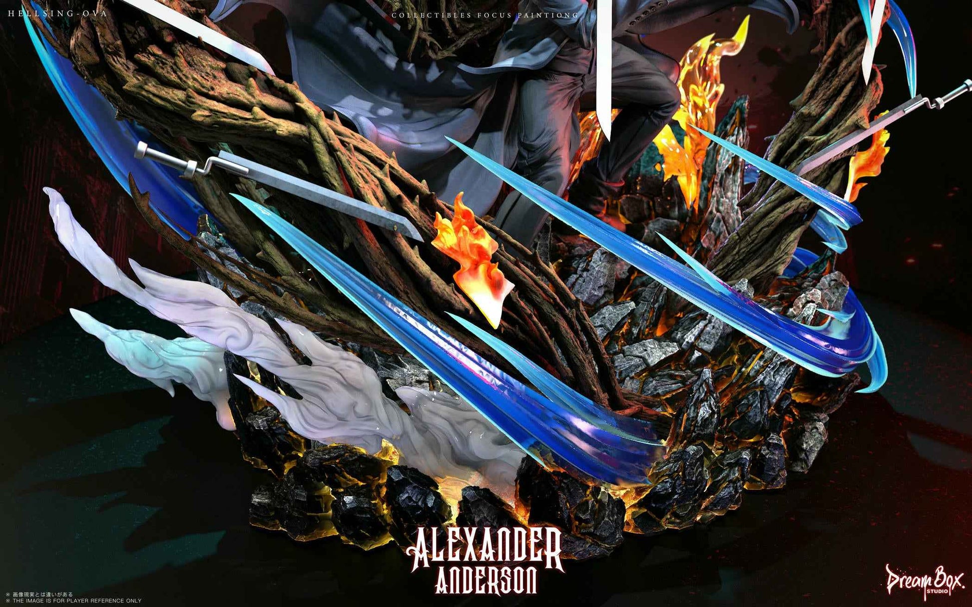 Hellsing Dream Box Studio Alexander Anderson Resin Statue