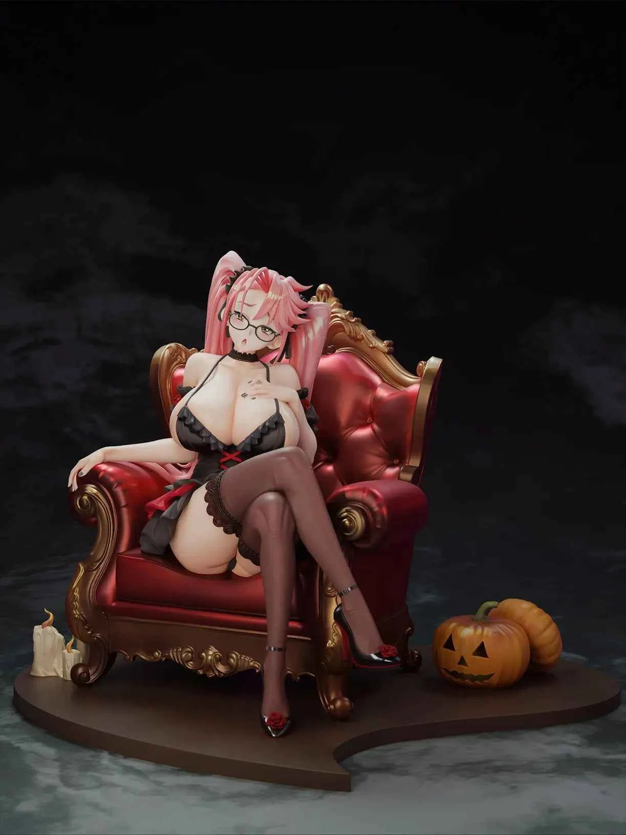 Highschool of the Dead Green Tea Studio Saya Takagi Halloween Party Resin Statue