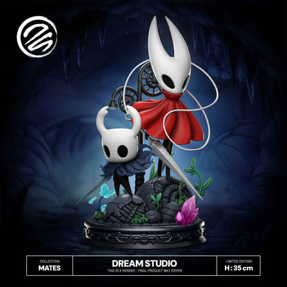 Hollow Knight Dream Studio The Knight and Prince Hornet Resin Statue
