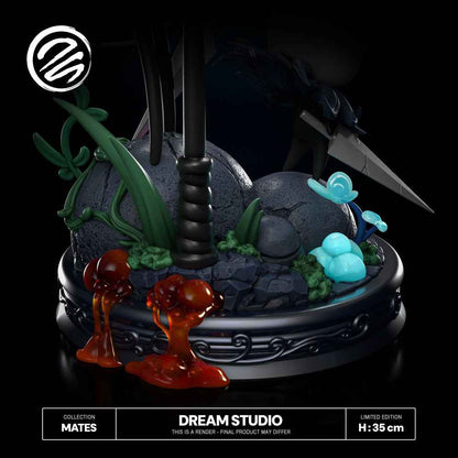 Hollow Knight Dream Studio The Knight and Prince Hornet Resin Statue