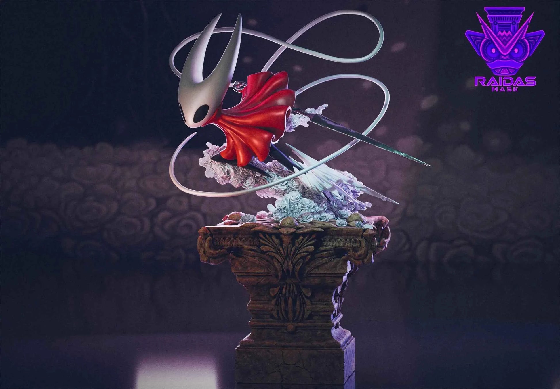 Hollow Knight Raidas Mask Studio Hornet Resin Statue
