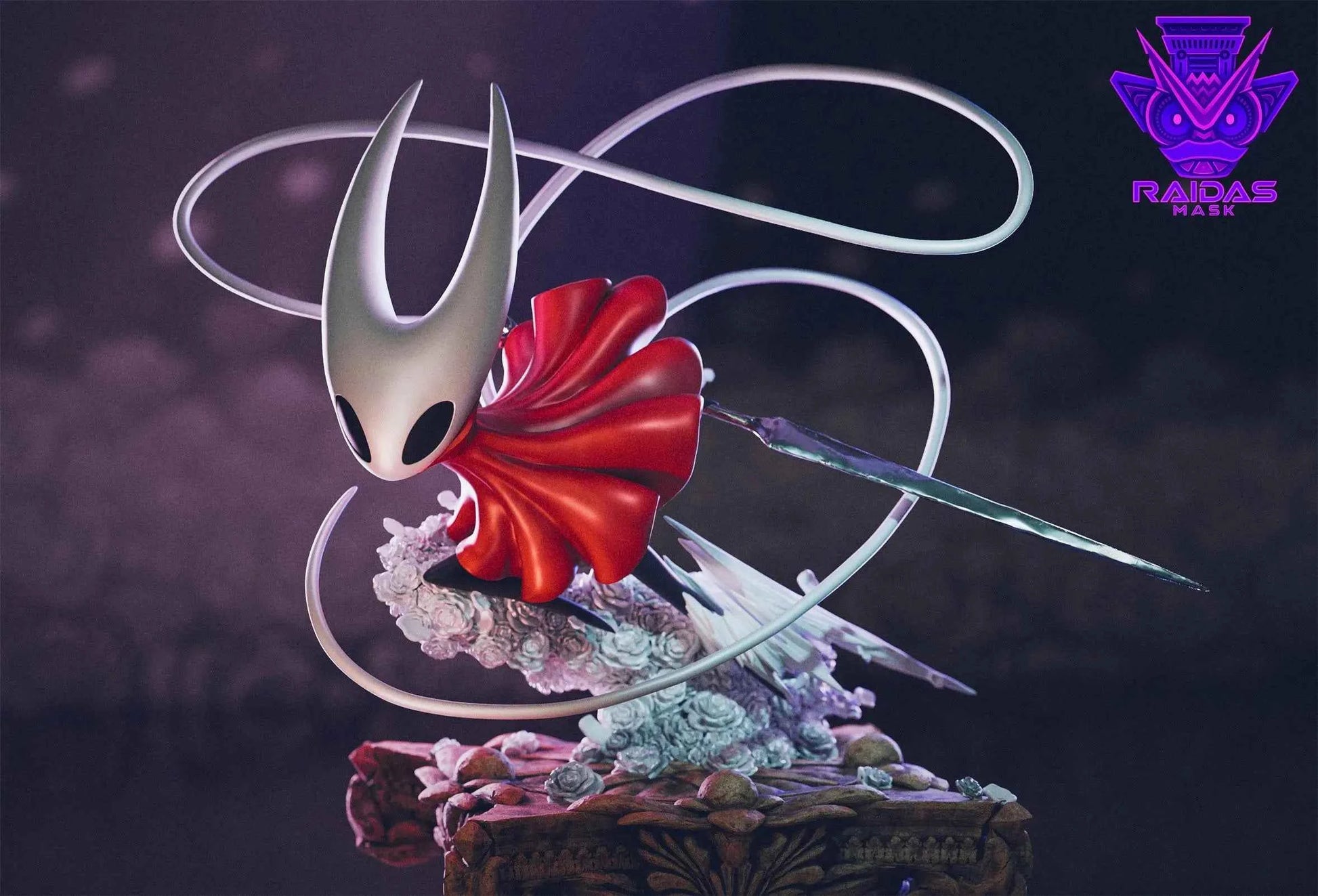 Hollow Knight Raidas Mask Studio Hornet Resin Statue