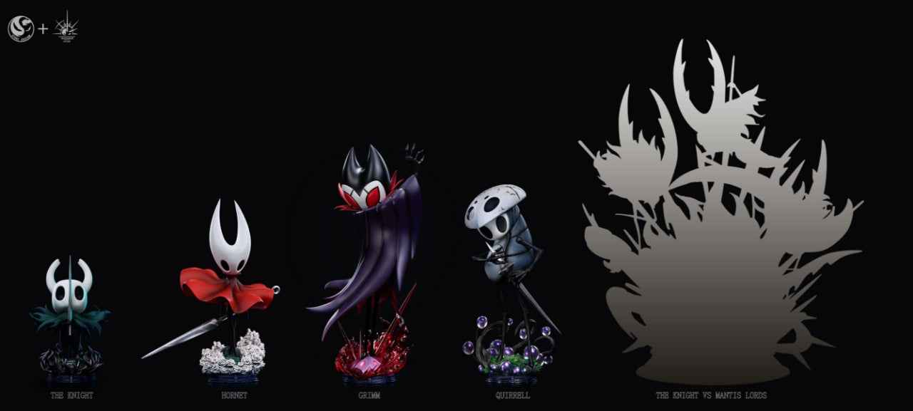 Hollow Knight Stone Custom & Radiance Studio Quirrel Resin Statue
