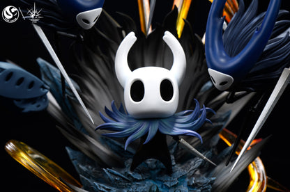 Hollow Knight Stone Custom & Radiance Studio The Knight vs Mantis Lords Resin Statue