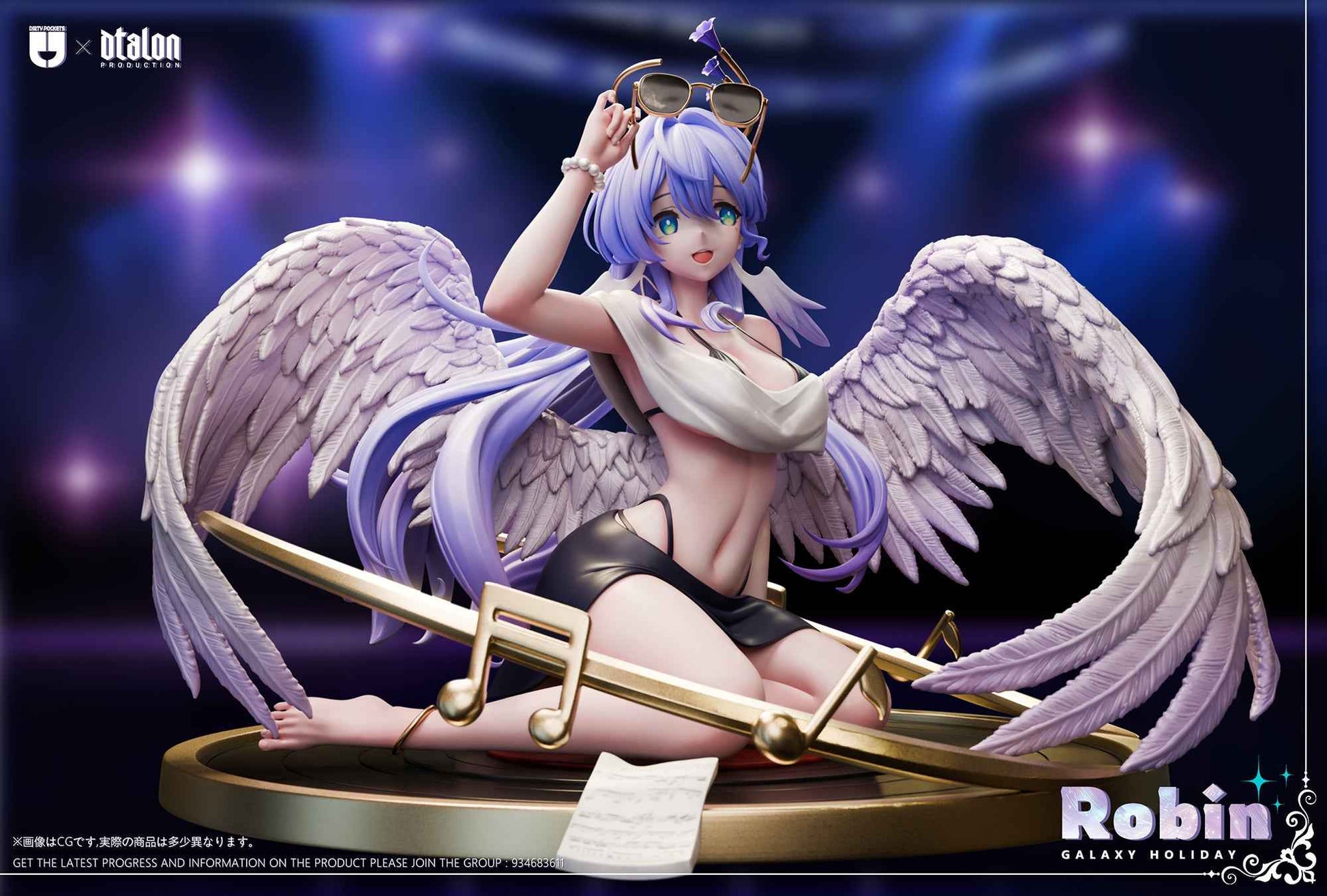 Honkai: Star Rail Dirty Pockets Studio & Dtalon Studio Galaxy Holiday Robin Resin Statue