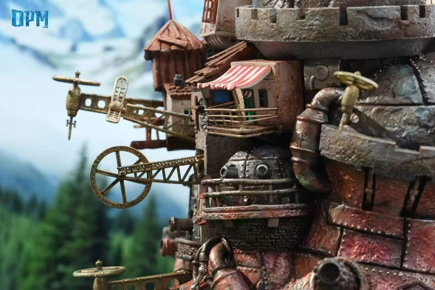 Howl's Moving Castle OPM Studio Moving Castle Resin Statue