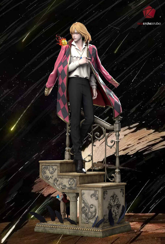 Howl's Moving Castle Red Stone Studio Howl Resin Statue