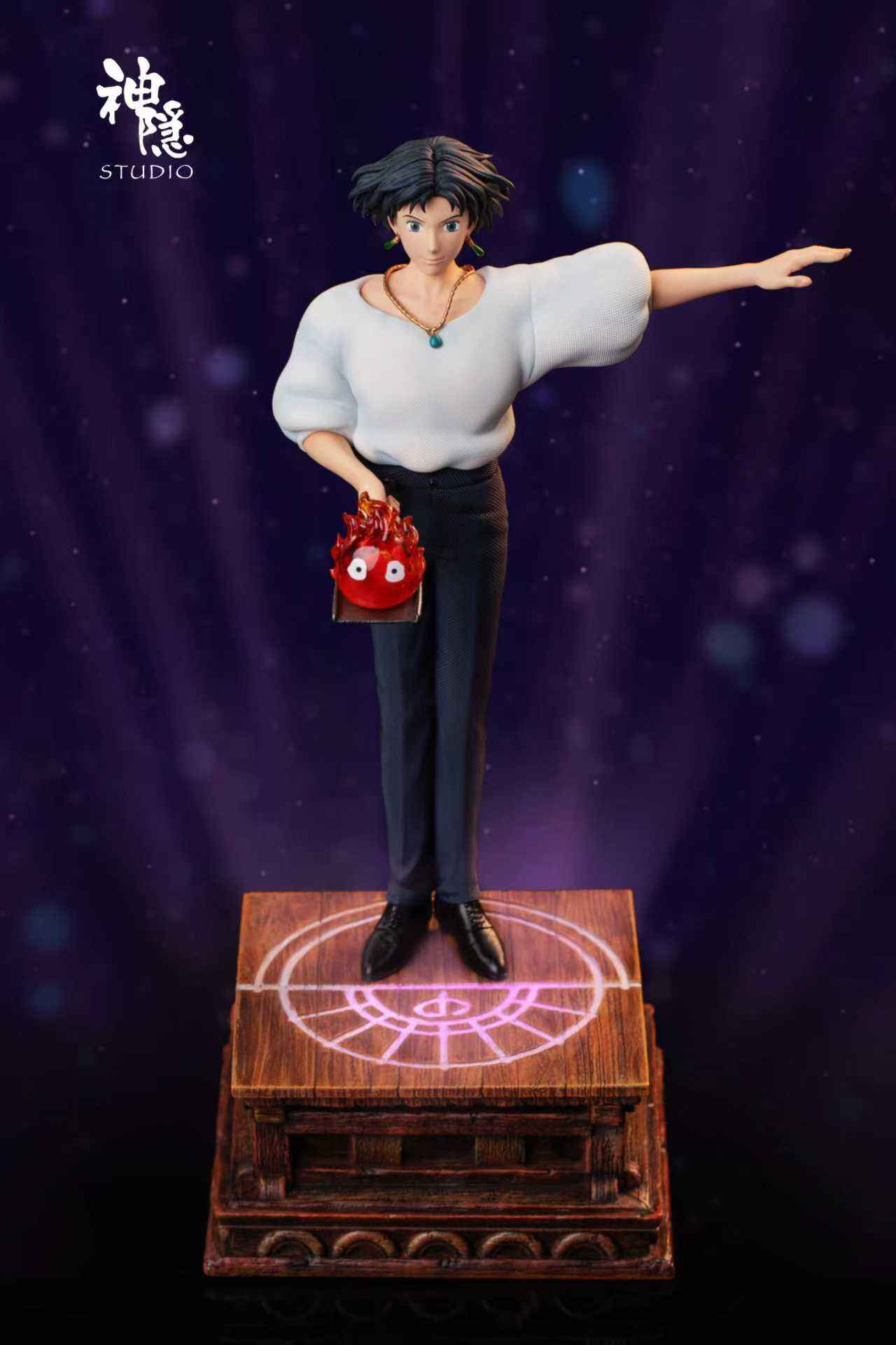 Howl's Moving Castle Shen Yin Studio Howl & Calcifer Resin Statue