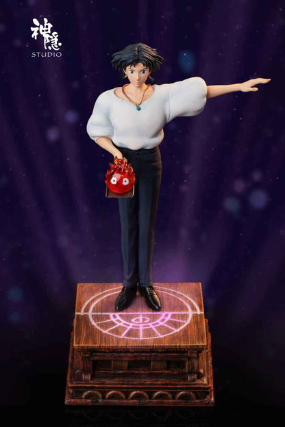 Howl's Moving Castle Shen Yin Studio Howl & Calcifer Resin Statue