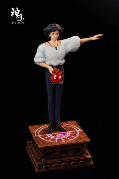 Howl's Moving Castle Shen Yin Studio Howl & Calcifer Resin Statue