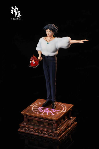 Howl's Moving Castle Shen Yin Studio Howl & Calcifer Resin Statue