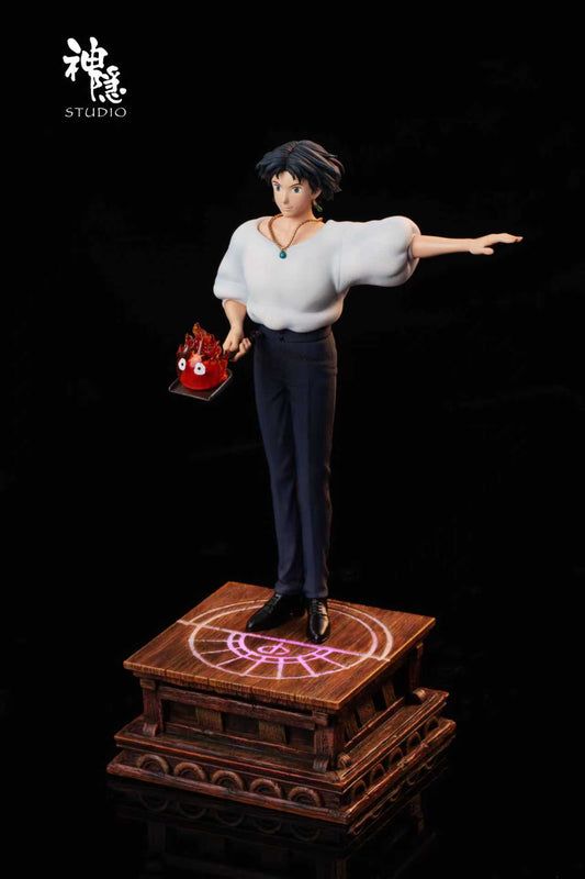 Howl's Moving Castle Shen Yin Studio Howl & Calcifer Resin Statue