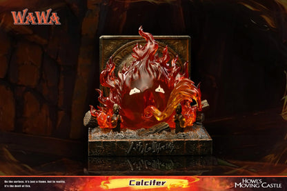 Howl's Moving Castle Wawa Studio Angry Calcifer Resin Statue
