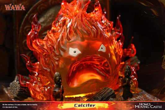 Howl's Moving Castle Wawa Studio Angry Calcifer Resin Statue