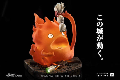 Howl's Moving Castle White Deer Studio Calcifer Resin Statue