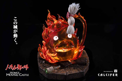 Howl's Moving Castle White Deer Studio Calcifer Resin Statue