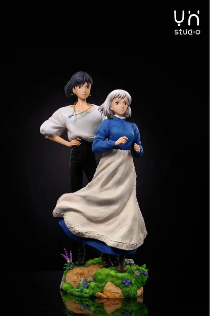 Howl's Moving Castle Ying Huo Studio Set Resin Statue
