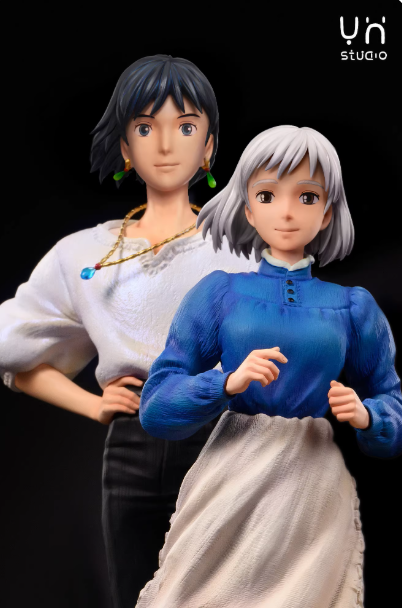 Howl's Moving Castle Ying Huo Studio Set Resin Statue