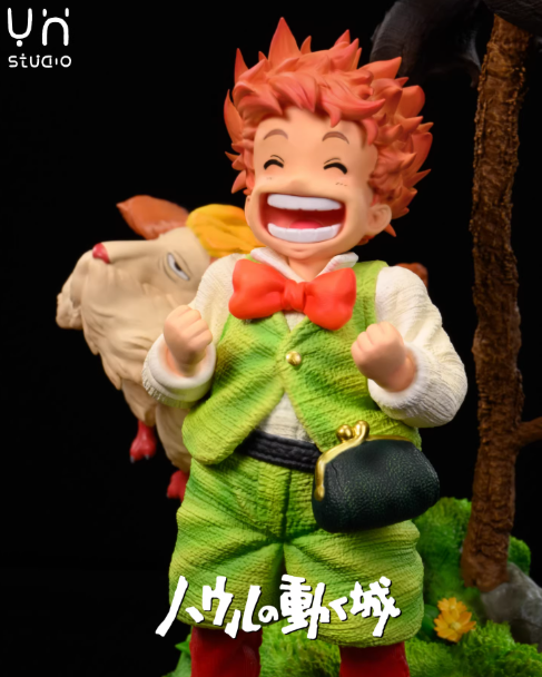 Howl's Moving Castle Ying Huo Studio Set Resin Statue