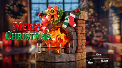 Howls Moving Castle Long Miao Studio Christmas Calcifer Resin Statue