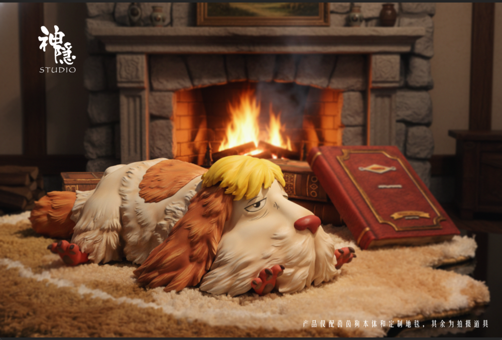 Howls Moving Castle Shen Yin Studio Resting Heen Resin Statue