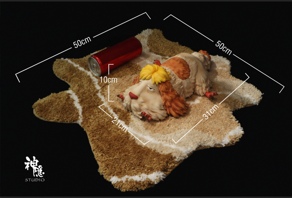 Howls Moving Castle Shen Yin Studio Resting Heen Resin Statue