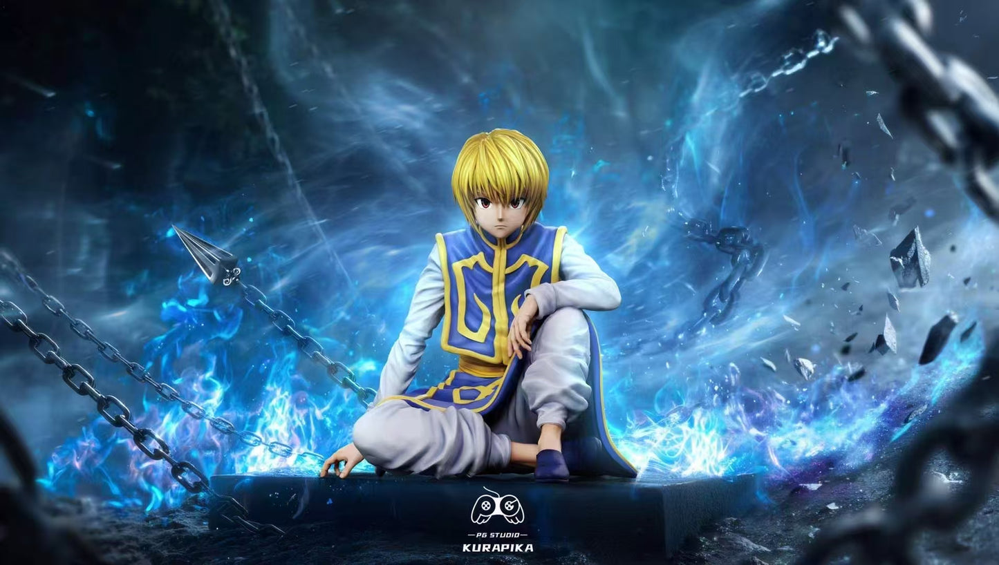 Hunter x Hunter Sitting Kurapika & Leorio Paradinight Resin Statue