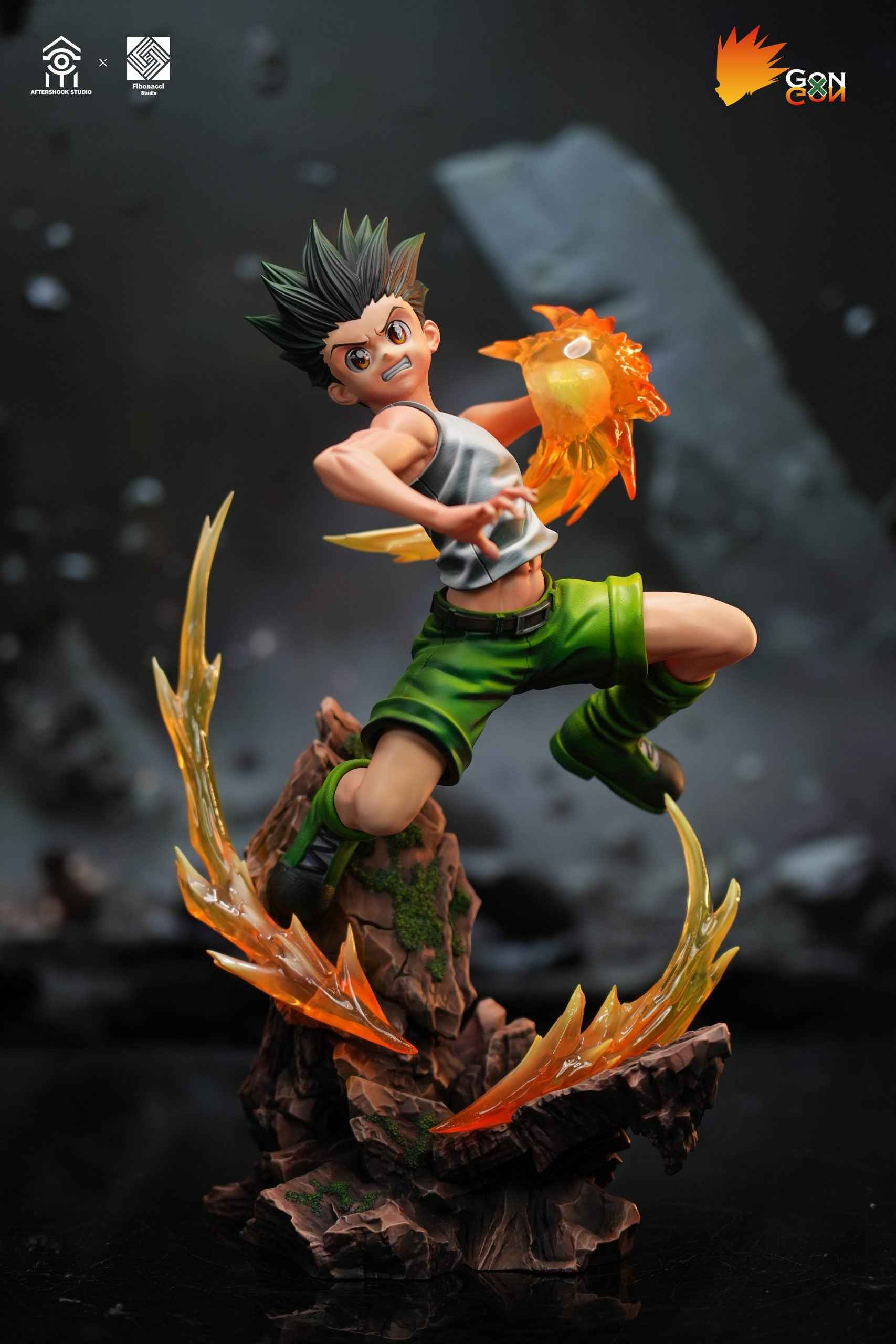 Hunter x Hunter Aftershock Studio & Fibonacci Studio Killua Zoldyck & Gon Freecss Resin Statues
