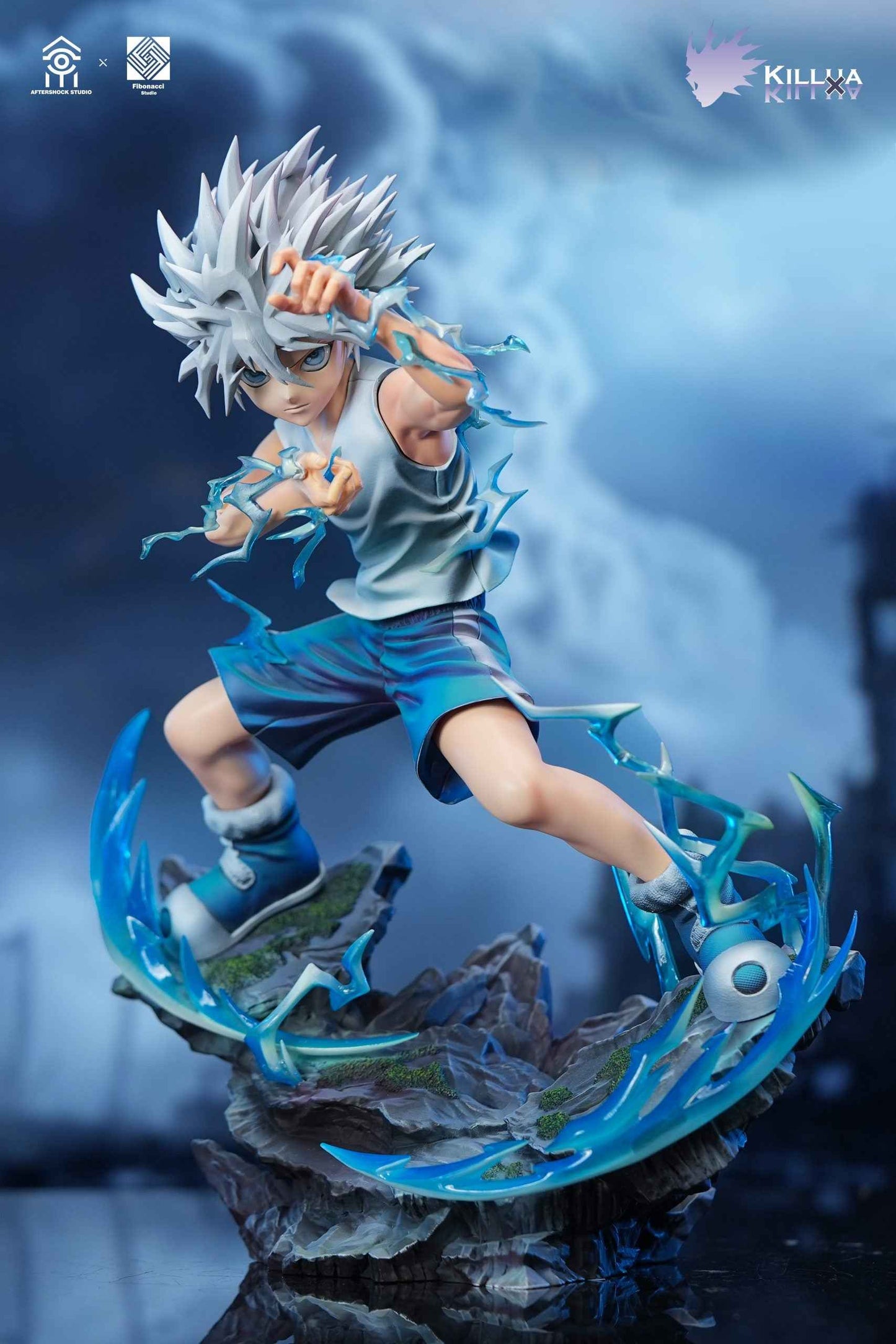 Hunter x Hunter Aftershock Studio & Fibonacci Studio Killua Zoldyck & Gon Freecss Resin Statues