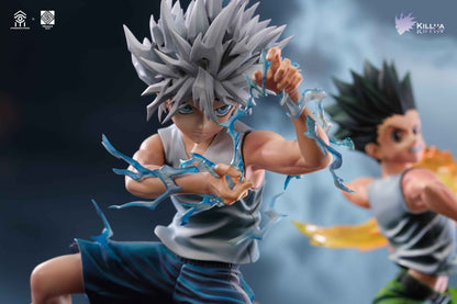 Hunter x Hunter Aftershock Studio & Fibonacci Studio Killua Zoldyck & Gon Freecss Resin Statues
