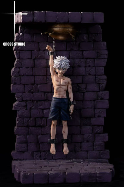 Hunter x Hunter Cross Studio chained Killua Zoldyck Resin Statue