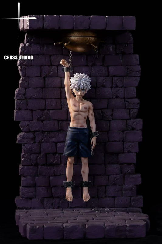 Hunter x Hunter Cross Studio chained Killua Zoldyck Resin Statue