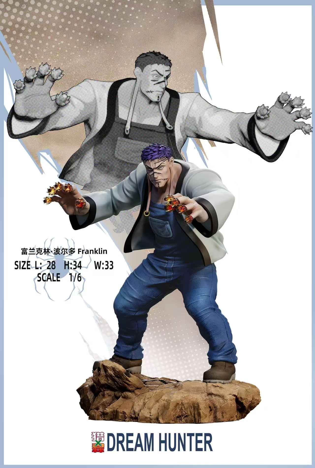 Hunter x Hunter DREAM HUNTER Studio Phantom Troupe Set Resin Statue