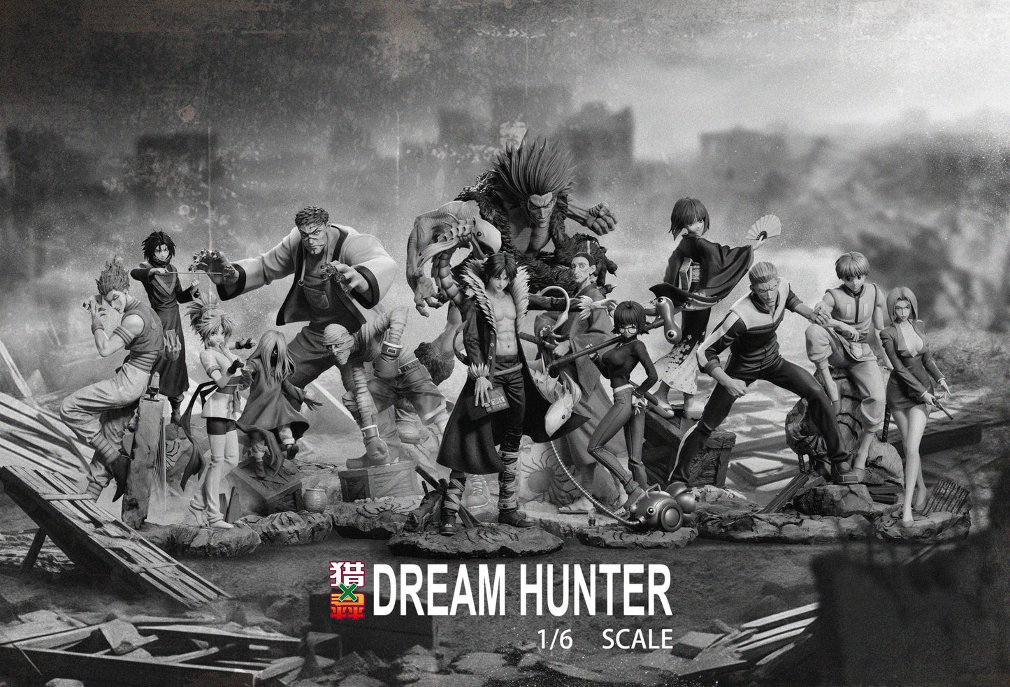 Hunter x Hunter DREAM HUNTER Studio Phantom Troupe Set Resin Statue