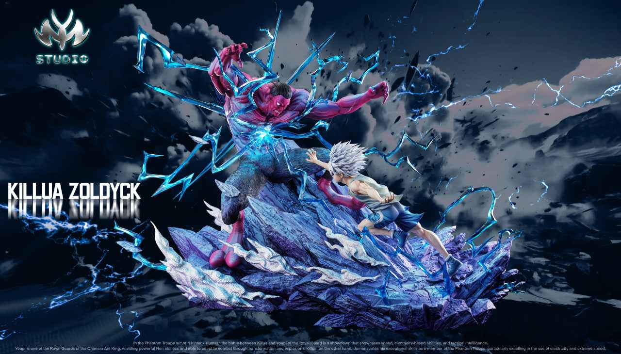 Hunter x Hunter MY Studio Killua Zoldyck vs. Youpi 1/6 Resin Statue