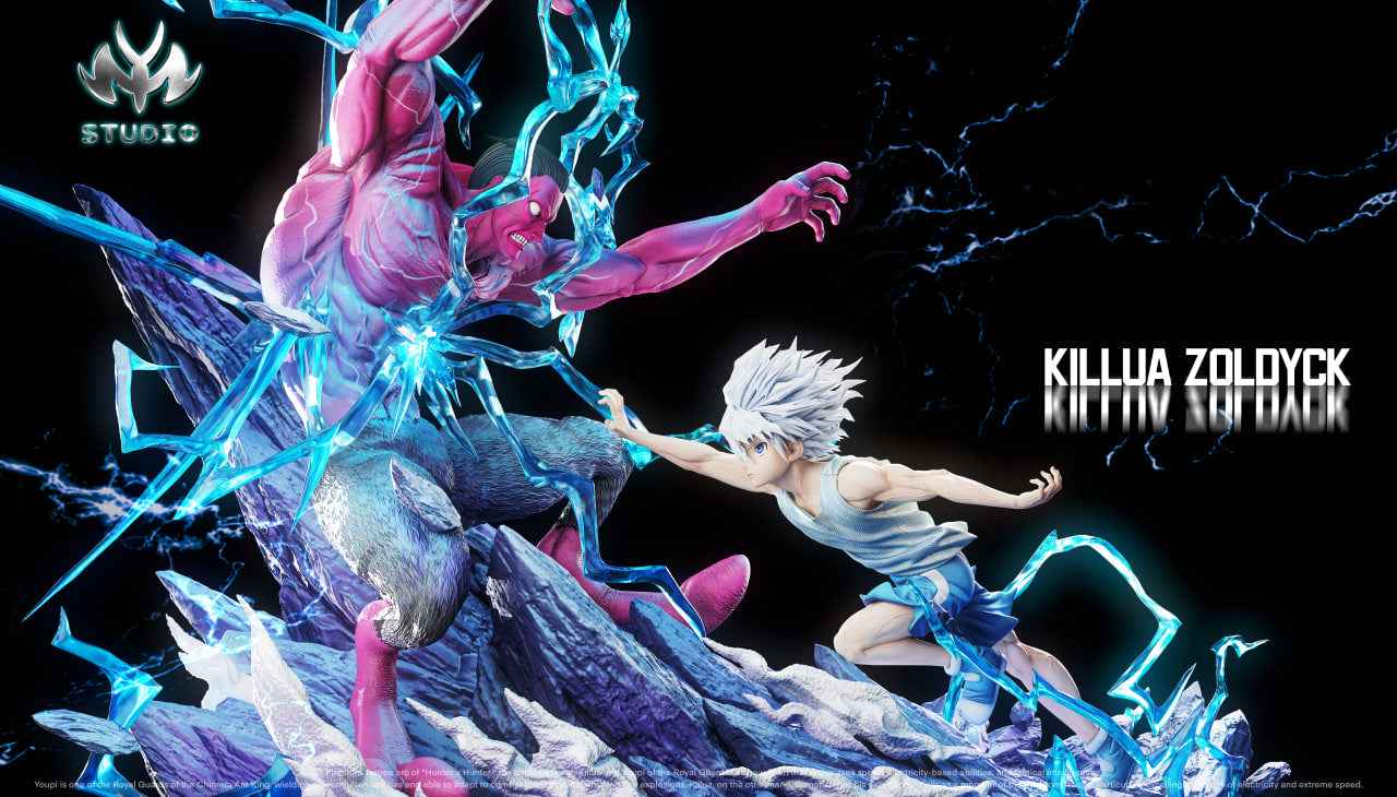 Hunter x Hunter MY Studio Killua Zoldyck vs. Youpi 1/6 Resin Statue