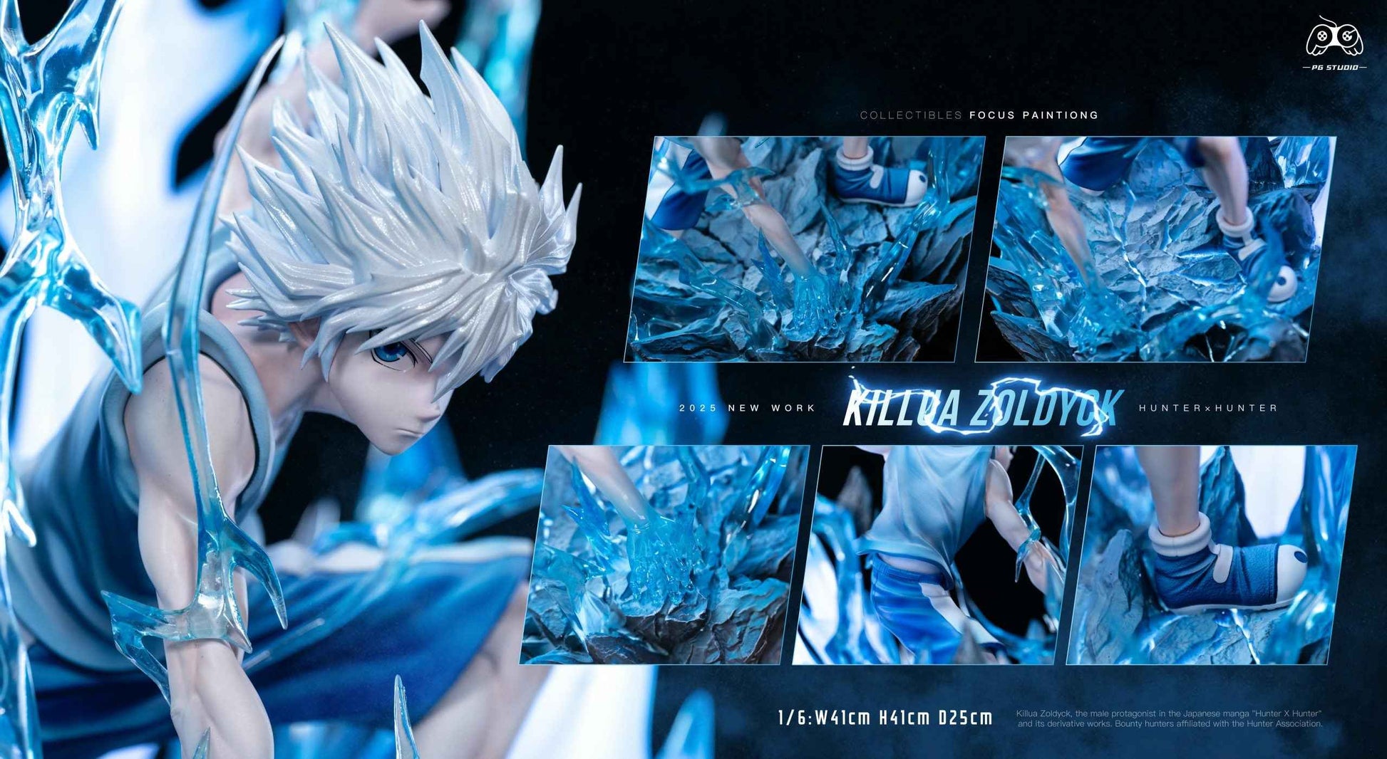 Hunter x Hunter PG Studio Killua Zoldyck V4 Resin Statue