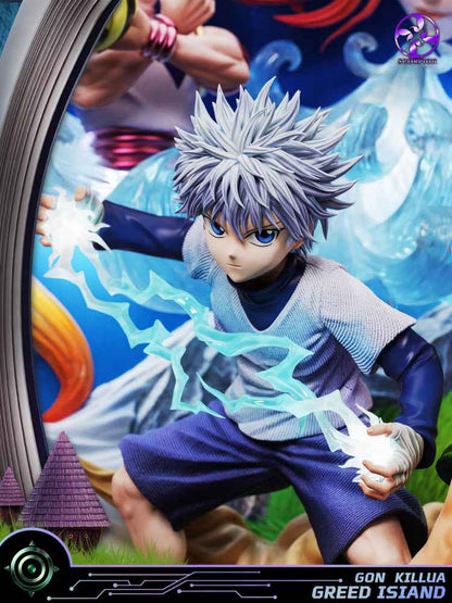 Hunter x Hunter Scorpion Studio Greed Island Gon Freecss & Killua Zoldyck Resin Statue