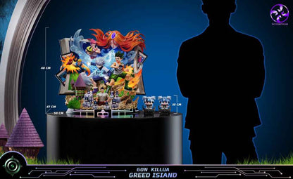 Hunter x Hunter Scorpion Studio Greed Island Gon Freecss & Killua Zoldyck Resin Statue